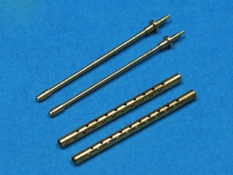 Aber 1/32 Set of 6 Turned U.S 12.7mm Browning M2 Barrels for P-51 Must Cal.50 