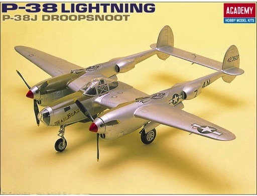 Academy 1/48 F-5E (P-38) Lightning.