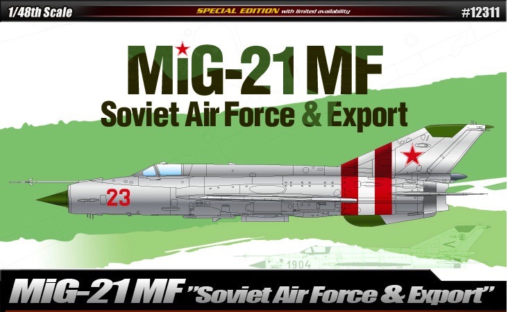 1/100 Cold War Fighter Mikoyan Mig-21PF Fishbed TAMIYA USSR #61602 