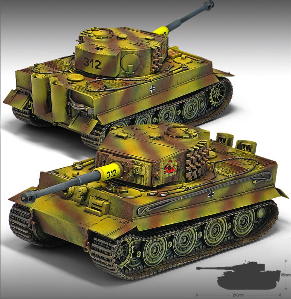 Scalehobbyist.com: Tiger-I Late Version by Academy Models