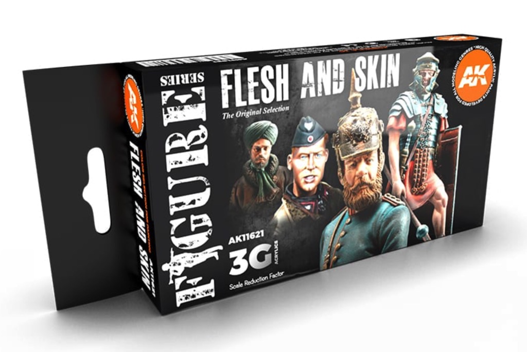  Figure Series: Flesh and Skin Paint Set (6) by AK  Interactive