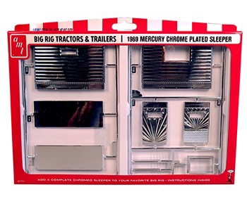 truck semi scale sleeper mercury kit plastic amt chrome kits 1969 rig trucks discontinued models trailers scalehobbyist tractors ertl