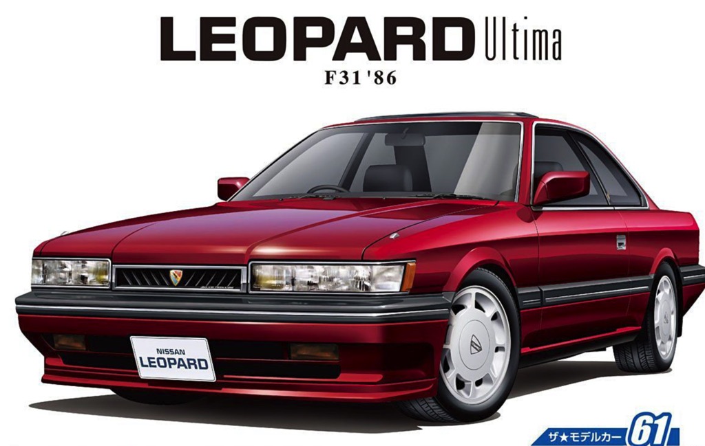 DISM 1/43 NISSAN Leopard Ultima (early model) 1986 option wheels | eBay