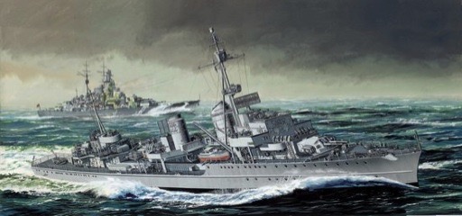 Scalehobbyist.com: German Z-39 Destroyer by Dragon Models