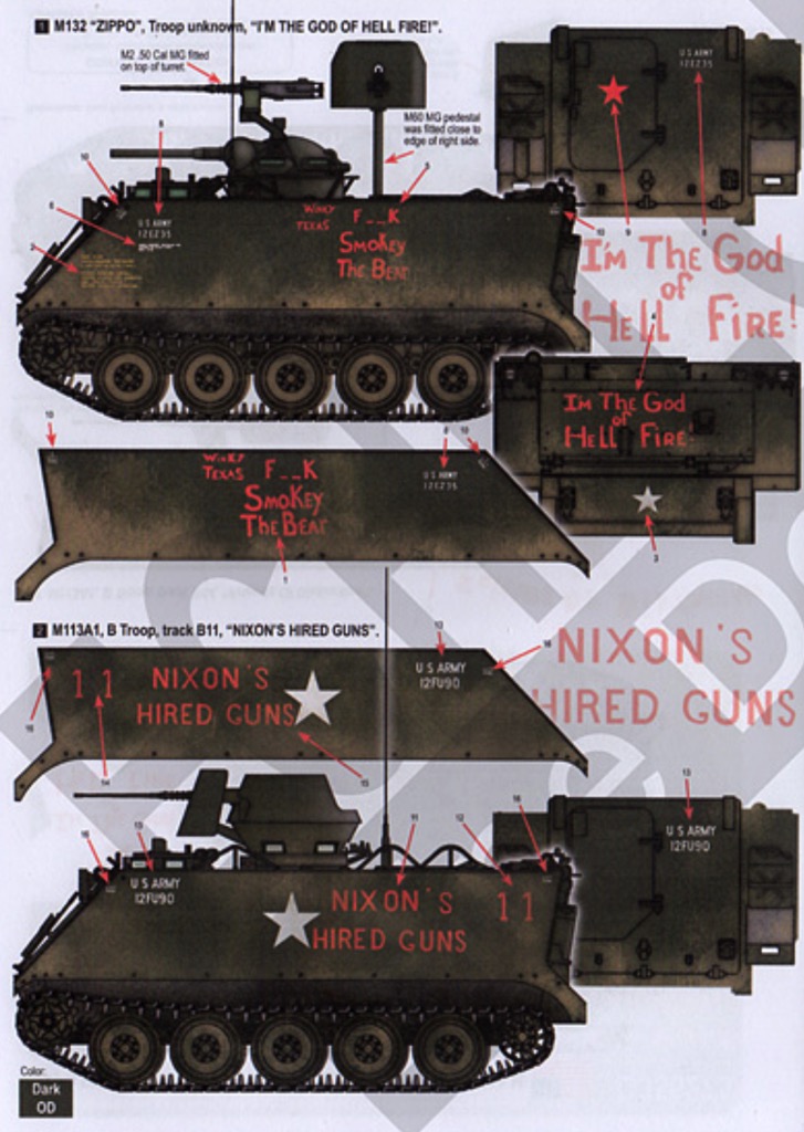 Scalehobbyist.com: M113s & M132 Zippo in Vietnam AFVs 1/5th
