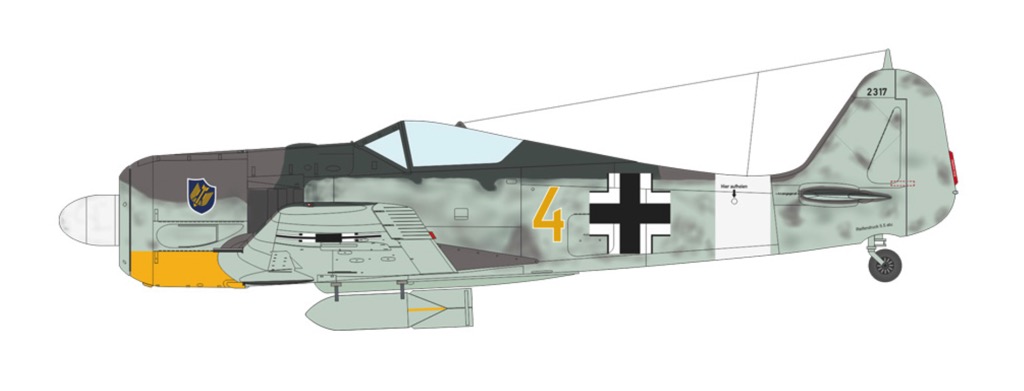 Scalehobbyist.com: Fw-190A-4 w/ Engine flaps and 2 Gun Wings