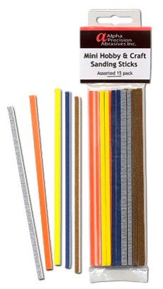 Flex-I-File 0101 Mini Hobby & Craft Sanding Sticks (15-Pack)