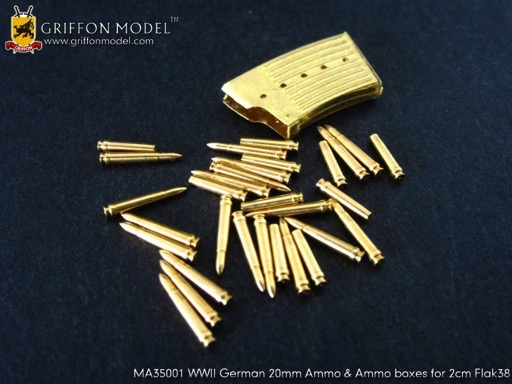 Scalehobbyist Com mm Ammo And Ammo Boxes For Flak38 By Griffon Model