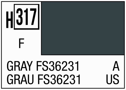 Dark Gull Gray Fs36231 - Flat by Gunze Mr Hobby - Scalehobbyist.com