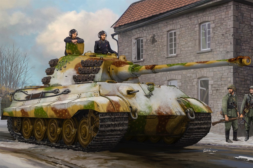 Sd.Kfz 182 Porsche Turret sch PZ Abt 503 1:72 BN45 Pz Kpfw VI Tiger II Ausf B 