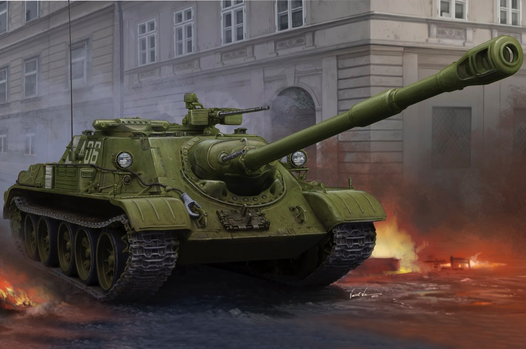 Scalehobbyist.com: Soviet Su-122-54 Tank Destroyer by HobbyBoss Models