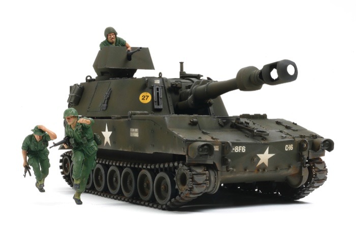 Scalehobbyist US M109 Self Propelled Howitzer Vietnam War by Tamiya Models and Paints