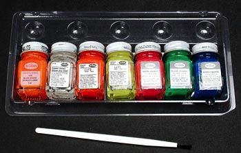 Testors - 9132X Fluorescent Enamel Paint Kit