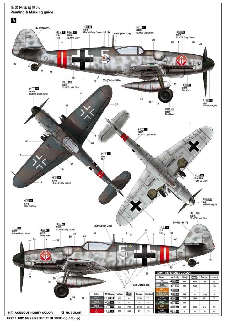 Scalehobbyist Com Messerschmitt Bf 109g 6 Late Variant By Trumpeter Models