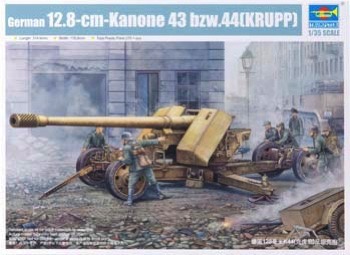 Afspraak De eigenaar schild Scalehobbyist.com: German 12.8cm Kanone PaK44 (KRUPP) by Trumpeter Models