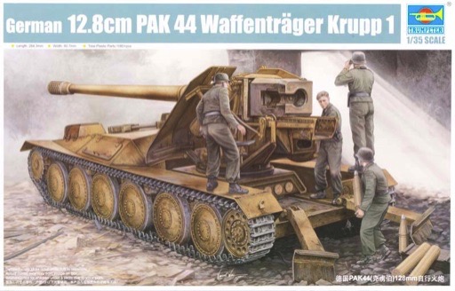 Vloeibaar Eigenlijk Gemaakt van Scalehobbyist.com: 12.8cm PaK 44 Waffentrager by Trumpeter Models