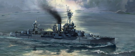 FS700126 米海軍 戦艦 BB-34 ニューヨーク 1944 アップグレード