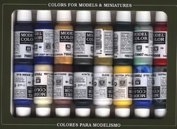 Vallejo Paint 70142 Medieval Model Color Acrylic Paints (Set of 16
