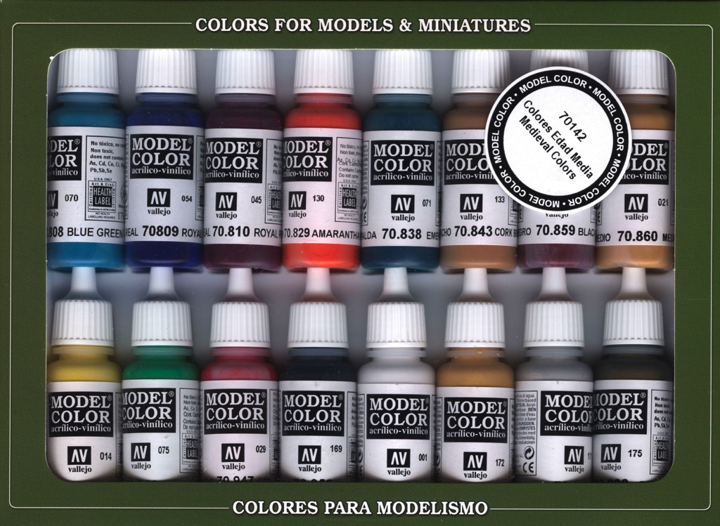 Vallejo Model Color Set 70144 - Equestrian Colors