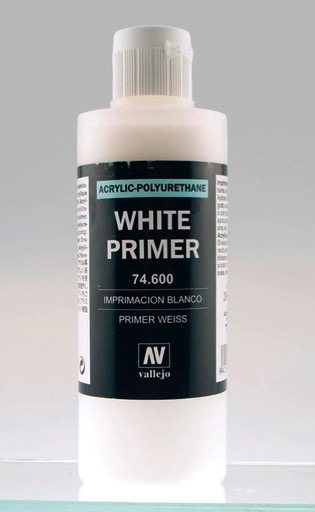  White Surface Primer (200ml) by Vallejo Acrylics