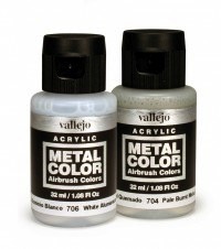 Vallejo Paints Metal Color #VLJ-P71181 Metallics Model Air Paint