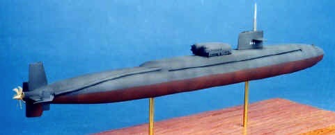 Submarine resin kit of SSBN Yankee-II class 1/350 scale 