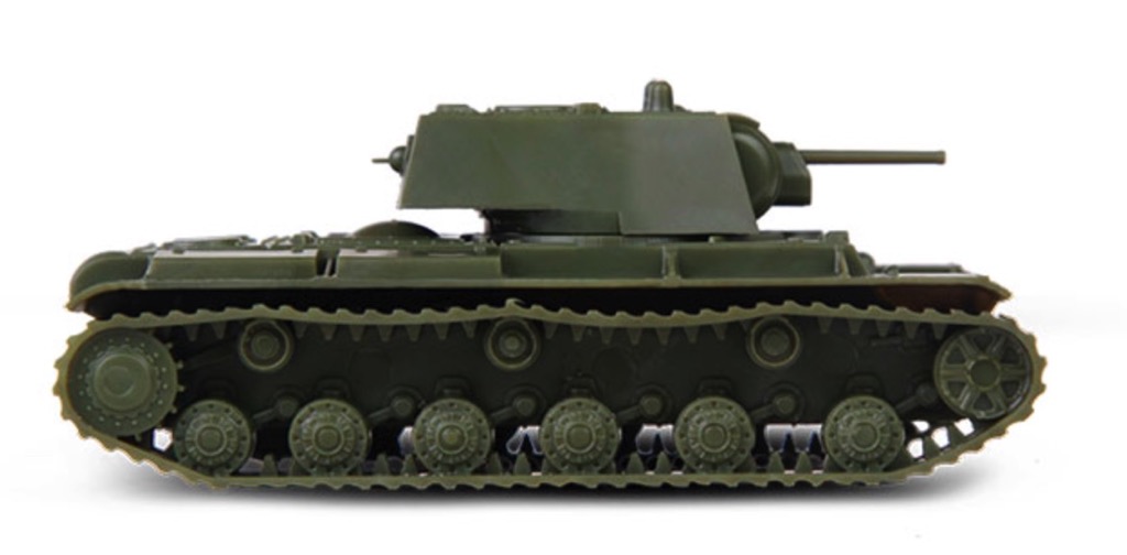 Zvezda Soviet Heavy Tank Kv-1 Mod.1941 With F-32 Gun Model Kit 6190 for sale online