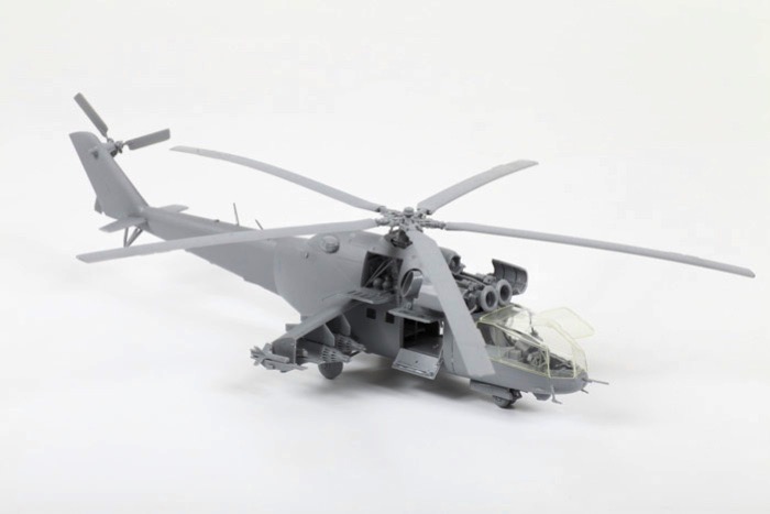 Scalehobbyist.com: Mil Mi-24a Hind Attack Helicopter by Zvezda Models